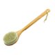 thumbnail image 2 of Shower Brush With Natural Bristle Long Bamboo Handle Bath Body Brush For Wet Or Dry Brushing - Improves Blood Circulation, Exfoliating Skin, 2 of 4