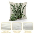 thumbnail image 4 of COMIO  Set of  Green Plants Decorative Throw Pillow Covers  Square Pillow Cases Outdoor Sofa Couch Home Bed Decor Cushion Covers, 4 of 5