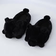thumbnail image 2 of Wozhuob Cute Teddy Bear Slippers, Plush Thickened Cotton Half Mop Slippers for Cozy Comfort at Home, Fluffy Winter Home Slides for Women Men, 2 of 5