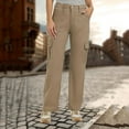 Cargo Pants Women Stretchy Low Waist Solid Outdoor Wild Cargo Pants