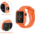 thumbnail image 5 of For Compatible with Series 7 Apple Watch Case 41mm Rose Red,Shockproof Hard PC Apple Watch 7 Cover 41mm Apple Watch7 Matte iWatch 7 Protective Case for Apple Watch Series 7 Bumper Case Women Girls（orange）, 5 of 5