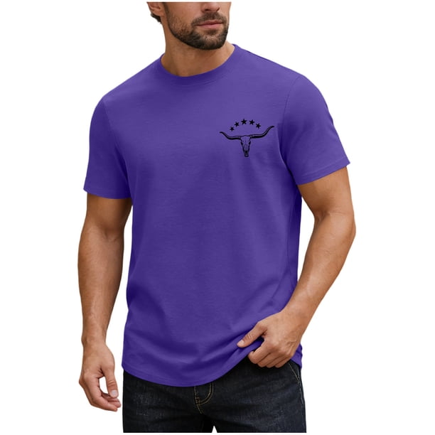 Camisas de Manga Larga para las Mujeres de Ajuste Suelto Delantero Pequeño Estampado Cuello Redondo Blusa Casual