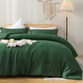 thumbnail image 2 of SPRINDAY Queen Comforter Set For Adult, 3 Piece Emerald Green Comforter Sets & Bedding For All Season, 2 of 8
