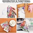 thumbnail image 7 of Coolnut Rustic Wildflowers Kitchen Dish Towels Soft Tea Towel Set of 6 Absorbent Dishcloths Hand Towels for Drying Dish Cloths 28" x 18" Washcloth Gift, 7 of 7