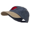 thumbnail image 2 of Arkansas Map Embroidered Washed Two Tone Cap - Navy Khaki OSFM, 2 of 5