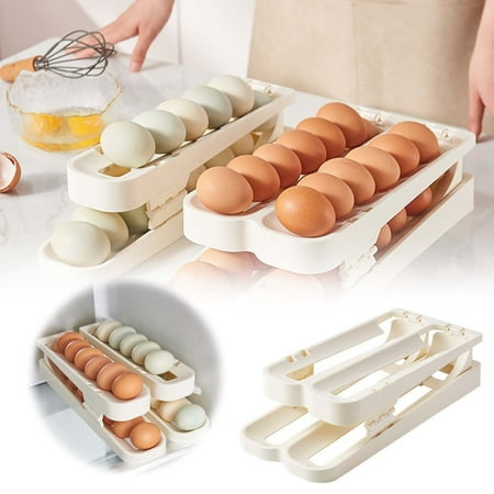 

Portable Stainless Steel Rolling Rack for Kitchen Small Dish Rack for Top of Large Kitchen Mat for Folding Dish Drying Rack with Drainboard Automatic Egg Tray | Rolling Egg