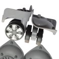 thumbnail image 3 of crativent Roulettes Pivotantes Robustes 2 Pcs pour Bagage et Valise avec Rouleau de Voyage à Roulement Fluide A78 Gris 5,3 cm 1 Ensemble, 3 of 5