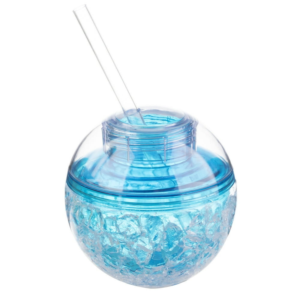 Mainstays Party Ball Water Bottle, Pack of 4, Teal Freeze