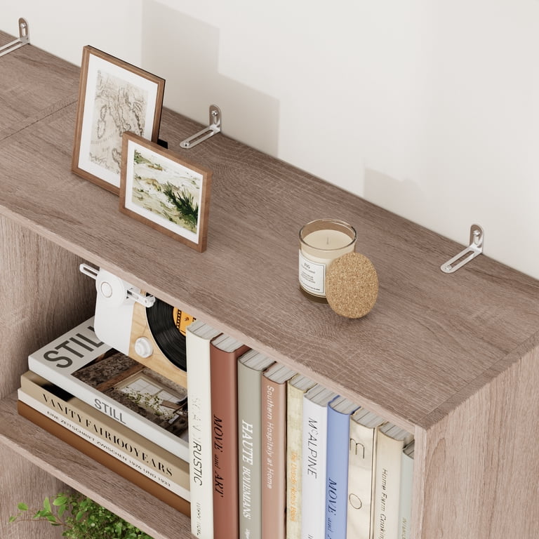 Homfa Modern 6-Tier Bookshelf, 70.8" Oak photo 8