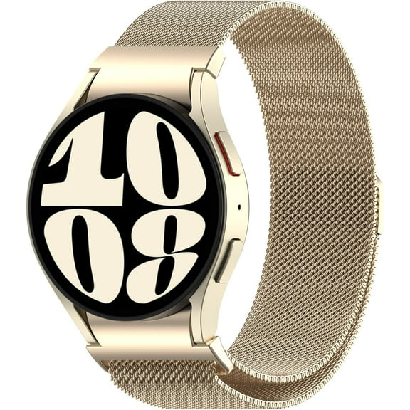 Galaxy Watch 6 Classic Bands 47mm 43mm Galaxy Watch 7 6 5 4 Band 40mm 44mm,Galaxy Watch 5 Pro 45mm Bands Metal One Click No Gap Band Compatible with Samsung Galaxy Watch 6/4 Classic 47mm 43mm 46mm