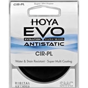 Hoya Evo Antistatic CPL Circular Polarizer Filter - 52mm - Dust / Stain / Water Repellent, Low-Profile Filter Frame