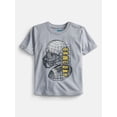 thumbnail image 2 of Wonder Nation Boys Short Sleeve Top, Shorts and Pants Transitional Sleep Set, 3-Piece, Sizes 4-18, 2 of 5