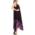 thumbnail image 4 of Sakkas Sundari Caftan Tank Dress / Cover Up - Purple - One Size, 4 of 4