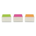 thumbnail image 3 of Ultra Tabs Repositionable Tabs, Standard: 2" x 1.5", 1/5-Cut, Assorted Neon Colors, 24/Pack | Bundle of 10 Packs, 3 of 7