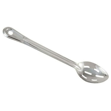 Winco ВЅSN-11, 11-Inch Stainless Steel Slotted Basting Spoon, NSF
