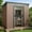 Brown, variant on Outdoor Storage Shed, Lofka Wooden Storage Cabinet with Waterproof Roof and 2 Removable Shelves Garden Shed for Backyard, Patio, Lawn