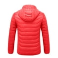 thumbnail image 4 of Dovford Hooded Puffer Jacket for Men - Water Resistant Bubble Coat for Men | Puffy Alternative Down Jacket 2024, 4 of 7