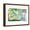 Brown Frame, variant on Art.com Amalfi Coast Seaview with Fresh Limes on Tree Stretched Canvas Print Wall Art by M. Bleichner, 24" x 18"