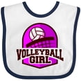 thumbnail image 3 of Inktastic Volleyball Girl Girls Baby Bib, 3 of 4