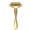 Gold, variant on Zinc Alloy Metal Spiked Facial Massage Roller, Integrated Sturdy Frame Beauty Massage Tool, Ergonomic Curved Handle Portable Massager for Face Neck Body Hand Daily Care