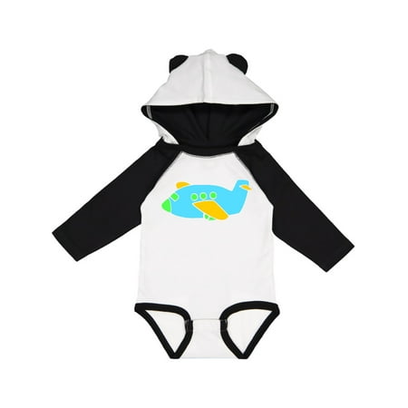 

Inktastic Blue Airplane Gift Baby Boy or Baby Girl Long Sleeve Bodysuit