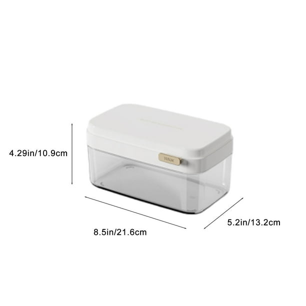 CASAFUN Flip the Ice tray with Lid and Bin, 1 Pack Ic Trays for