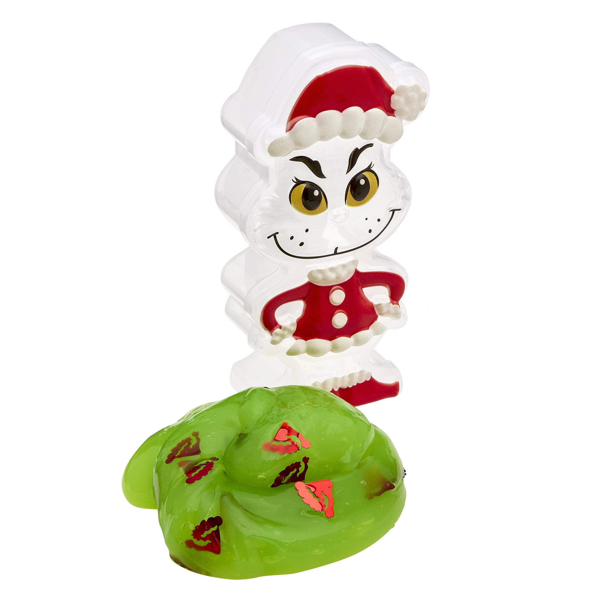 Cra-Z-Slimy, Grinch Slime Shaped Characters.  Great Holiday Gift Idea.