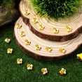 thumbnail image 2 of 50pcs Mini adornos de abejas Tiny Resin Flatback Embellishment Decoración de abejas, 2 of 5