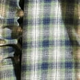thumbnail image 4 of ZCFZJW Mens Lightweight Casual Button Down Plaid Shirts Casual Long Sleeve Regular Fit Leisure Shirt with Pockets Green M, 4 of 4