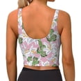 thumbnail image 3 of Naloa Lilies Flowers Sports Bras for Women, High Support Bra with Removable Pads, Comfortable - Large, 3 of 9