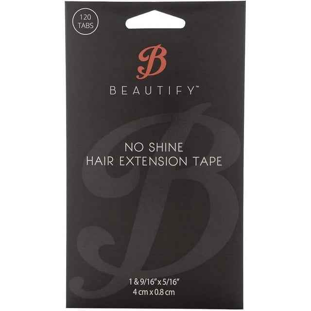 No Shine Hair Extension Tape 120 Tabs Double Sided Adhesive Pack (10 Sheets)