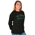 thumbnail image 3 of Life Better As Mermaid Beach Lover Women Plus Size Long Sleeve Graphic Tee Brisco Brands 2X, 3 of 5