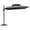 Gray, variant on Pellebant 11 ft. x 9 ft. Rectangular Double Top Patio Cantilever Umbrella, Dark Gray