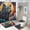 styleyushi, variant on Colorful Lone Wolf 4 Piece Shower Curtain Sets, with Non-Slip Rugs, Toilet Lid Cover And Bath Mat, for BathroomDecorSet