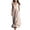 Pink, variant on ClodeEU Women's V Neck Half Button Striped Sleeveless Maxi Dress with Pockets,Casual Loose A-Line Summer Swing Dress Black,Women's Plus L