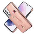 thumbnail image 4 of for Samsung Galaxy S21+ Case, Lightweight Premium PU Leather Galaxy S21+ Wallet Case with Card Holders Protective Case for Samsung Galaxy S21 Plus Adjustable Wristband,Rosegold, 4 of 7