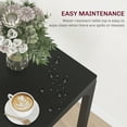 thumbnail image 5 of HOMCOM 3 Piece Dining Table Set for 2 Space Saving Kitchen Table Set Black, 5 of 9