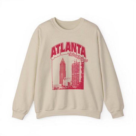 Atlanta City Sweatshirt, Bank Of America Plaza , United States Crewneck, Travelling Georgia Stat Pullover, Midtown Downtown