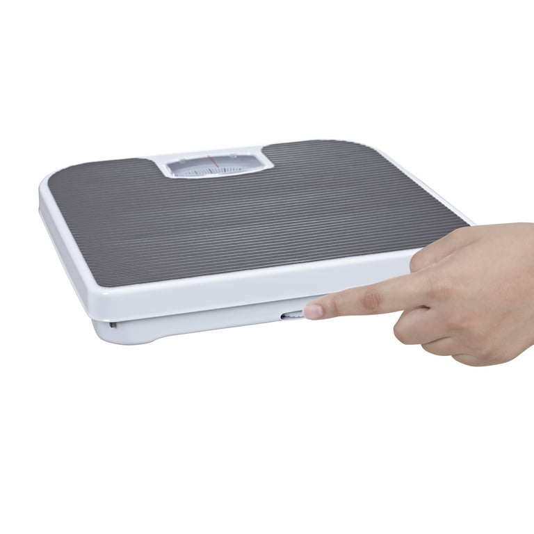 Mainstays Analog Bathroom Scale,Dial Body Scale,Weight 300 lbs,Body weight  white