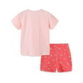 thumbnail image 2 of Xmarks Little Girls Summer Outfits Cute Tank Top and Shorts 2 Pcs Clothes Set Pink 5T, 2 of 9