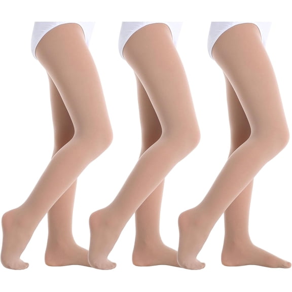 CAILDANL Toddler Girls Tights Dance Ballet Footed Leggings Ultra Soft Stockings for Kids Students