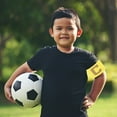 thumbnail image 2 of 4pcs Portable Sports Armbands Captain's Label Child Arm Bands for Football Match, 2 of 5