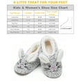 thumbnail image 3 of cosyone1997 Cute Fuzzy Animal Slippers for Women Girls Teens Kids, Warm Fluffy Bedroom Socks Indoor, Cozy House Shoes Non-slip Grip Soles, Winter Funny Gifts Unique, 3 of 7
