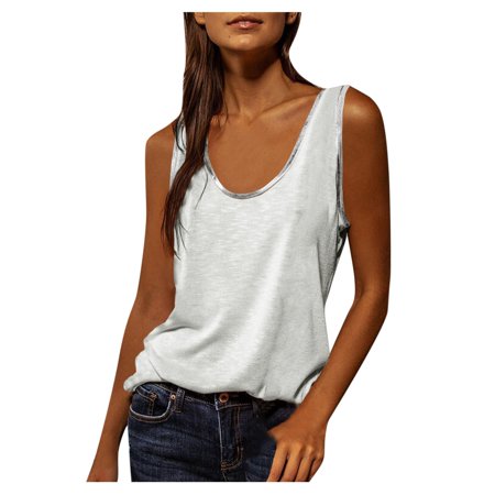 

HHei_K Women Fashion Sexy Sleeveless Vest U-neck Printed Tops Tee Vest Blouse Top Shirt corset tops for women