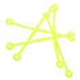 thumbnail image 3 of ORDDIART 5Pcs Tennis Racket Dampener Green Silicone Shock Absorber Lightweight and Impact Reducing, 3 of 8