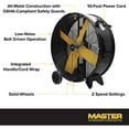 thumbnail image 3 of Master MAC-42-BDF Barrel Fan, Belt-Drive, 2-Speed, 42-In. - Quantity 1, 3 of 8