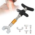 thumbnail image 4 of Manual Spinal Massager, Easy Use Chiropractic Adjusting Tool Spine Adjuster Stainless Steel 10 Levels Force  For Muscle Relaxation For Back Massage Gold,Blue,Red, 4 of 8