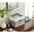 thumbnail image 2 of Storage Box with Lid Decorative Box Large Storage Bins with Lid ( & with Flip Lid), 2 of 9