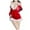 Z12Red, variant on Festive Lingerie For Sheer Mesh Sleeveless Chemise Nightwear Lace Trim Apparel Teddie Gown Sleepwear Loungewear Cozy Stylish Basic Intimates