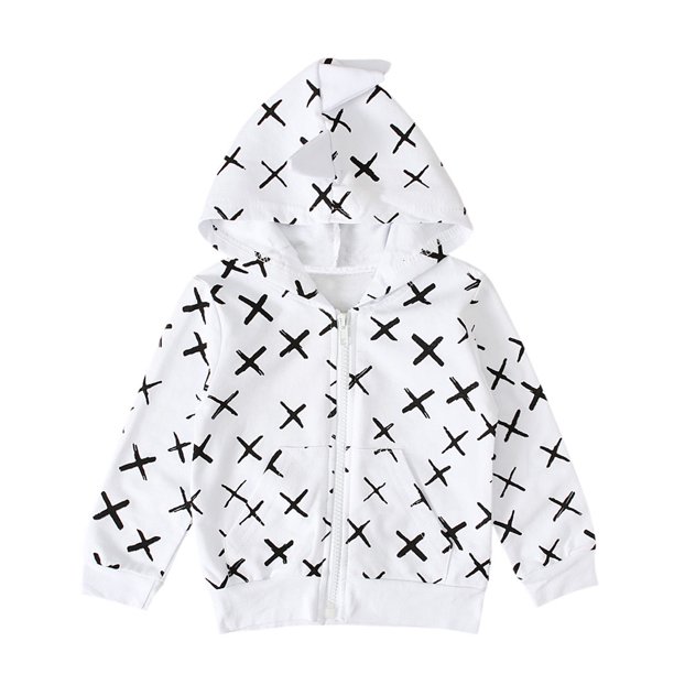 Sudaderas con capucha para niños Gibobby 3D dinosaurio dibujos animados mezcla de algodón 18-24 meses